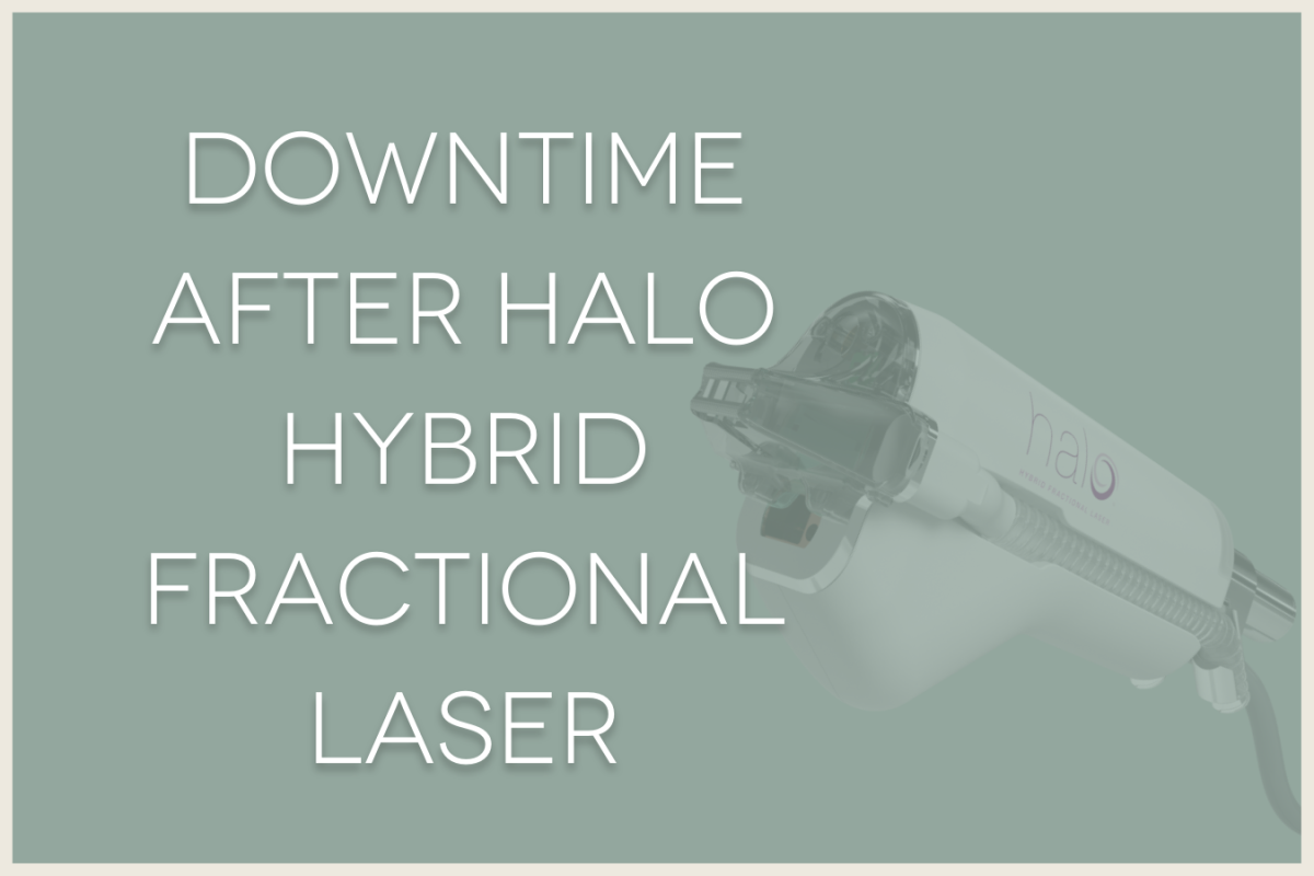 downtime after HALO hybrid fractional laser