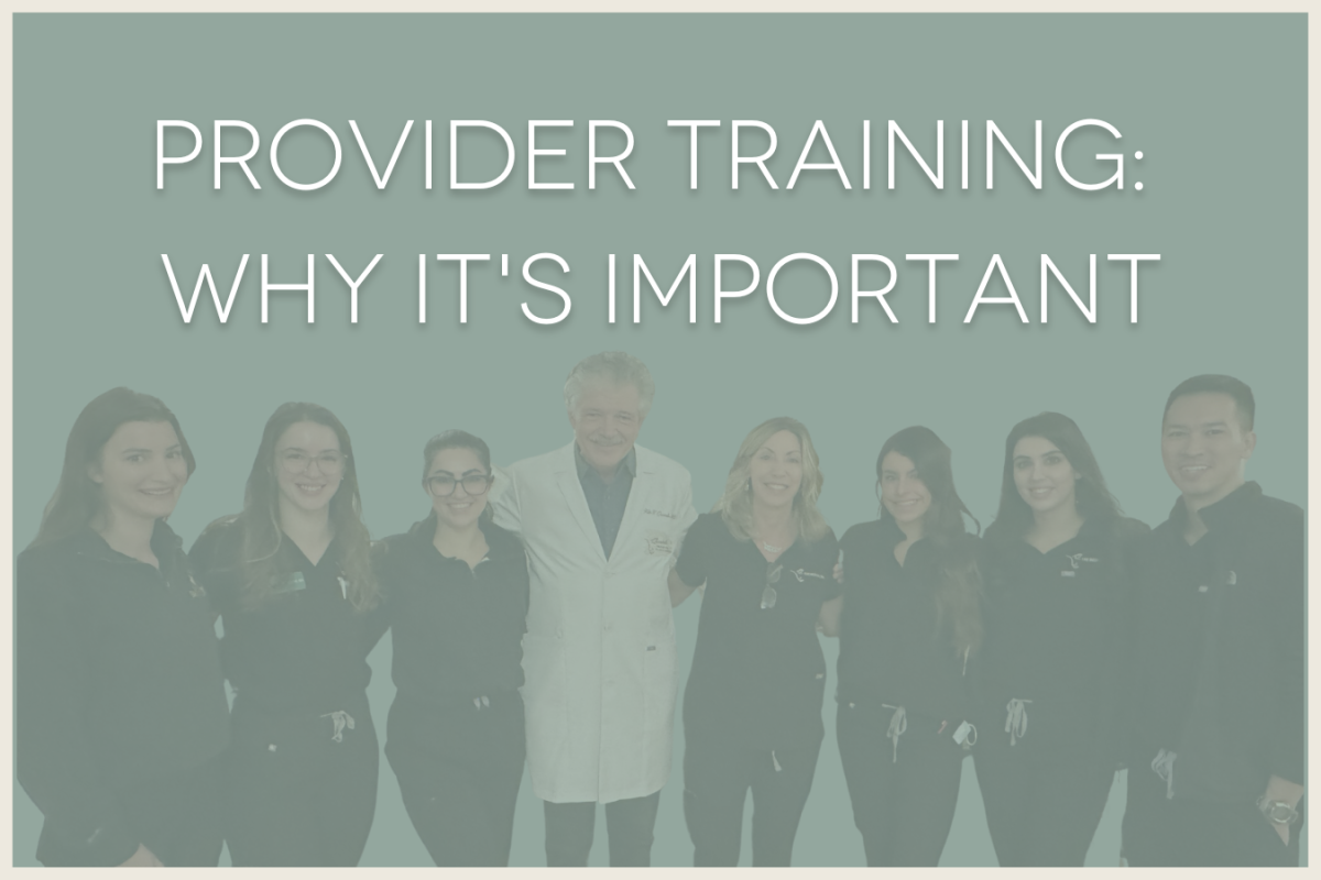 Provider training, why it's important