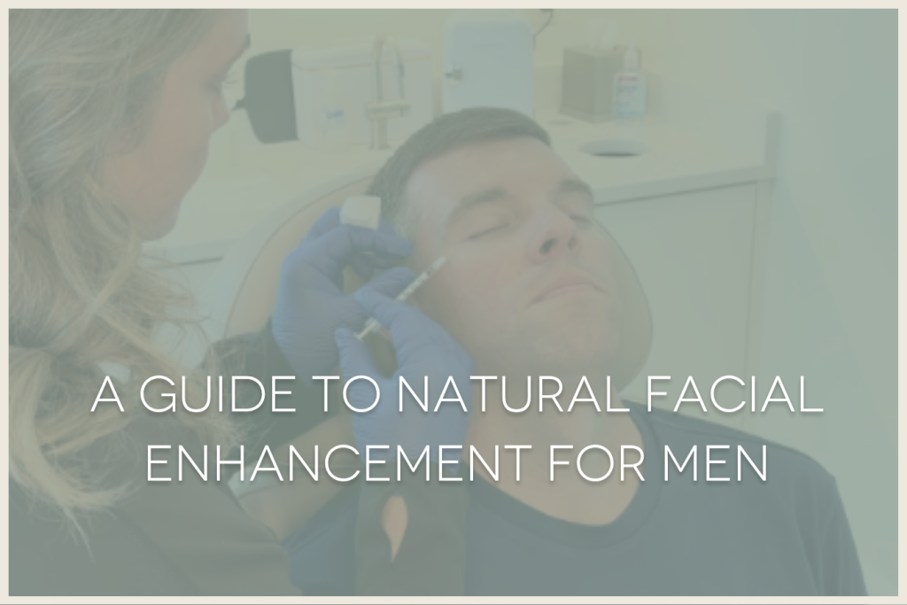 male getting a Botox injection by nurse injector at Q Med Spa